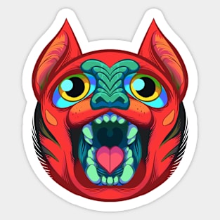 Cat monster Sticker